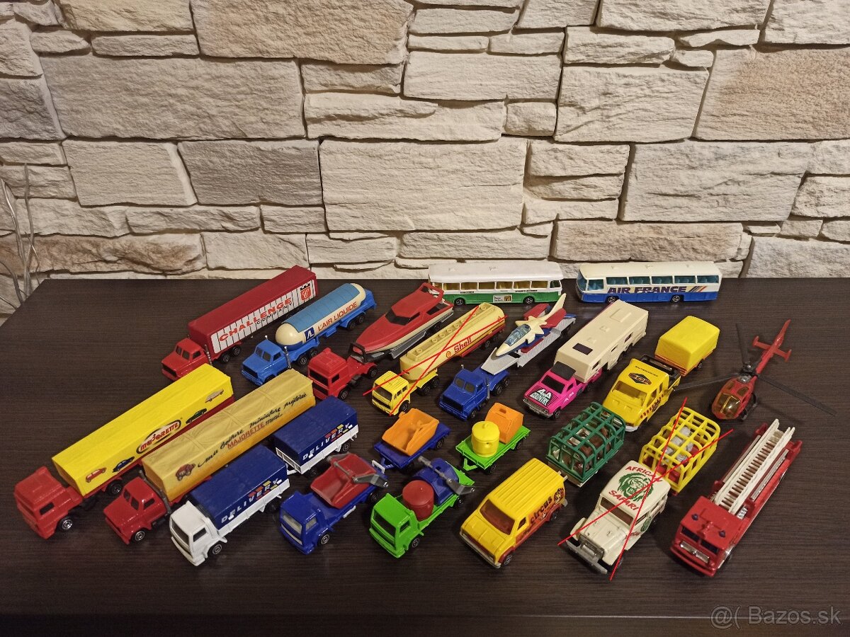 Majorette autíčka modely angličáky - ne Matchbox. - 2