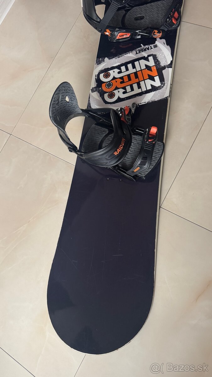 Snowboardový set Nitro Target + viazanie Raiden 157 cm - 2