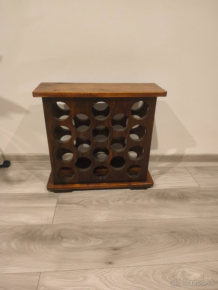 Stojan na fľaše vinotéka - 2