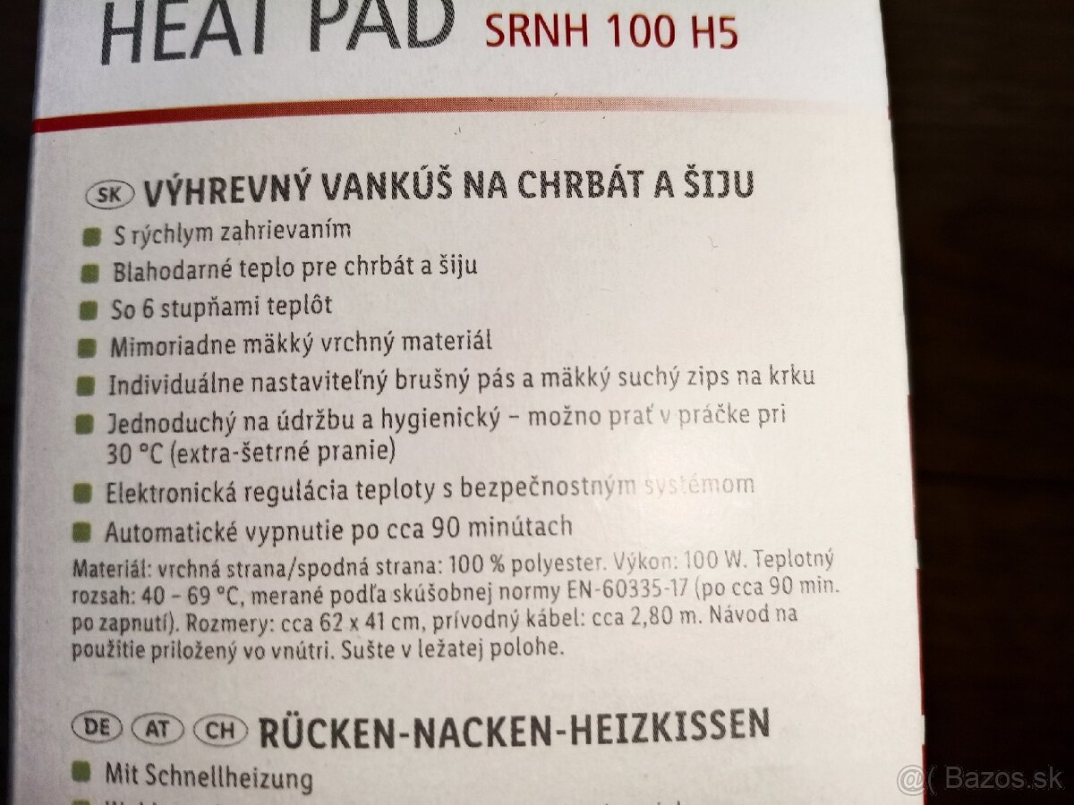 Vyhrievací návlek na krk a chrbát - 2