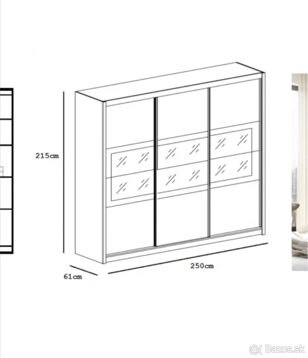 Šatníková skriňa - 2