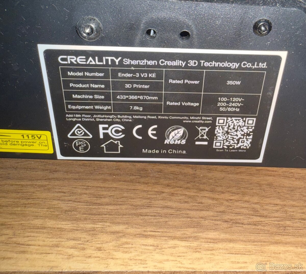 3D Tlačiareň Creality Ender 3 V3 KE - V záruke - 2