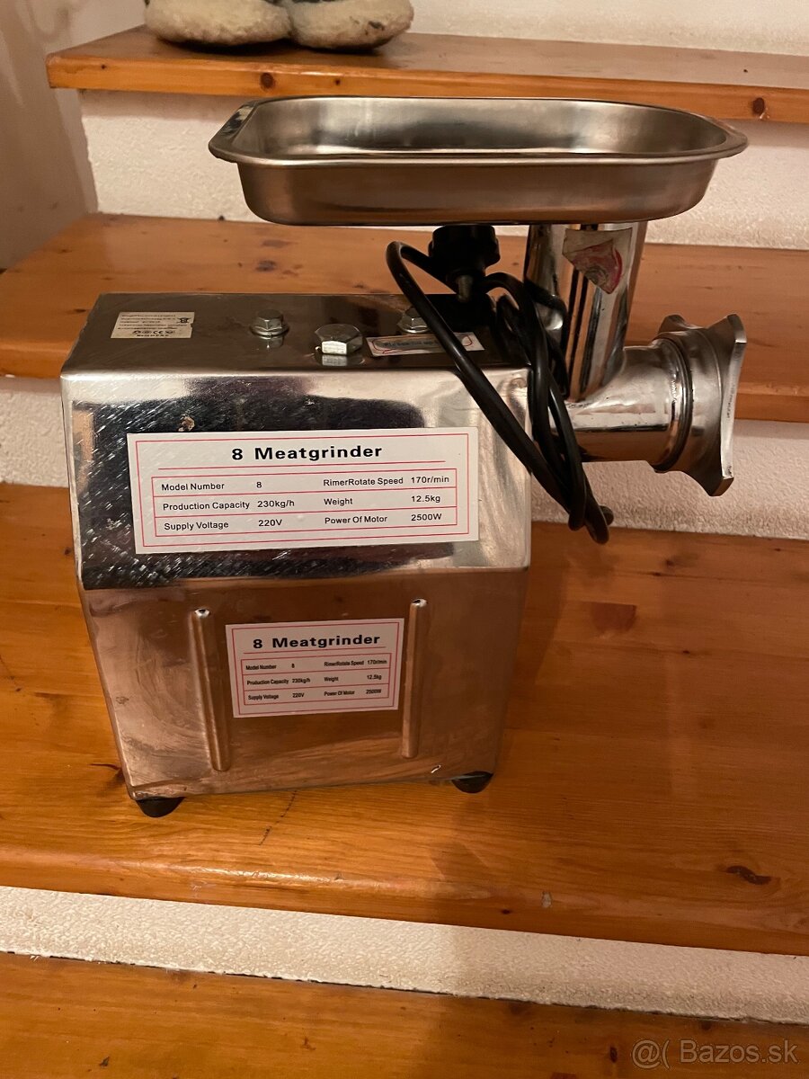 Elektricky mlynček na mäso nerez - 2