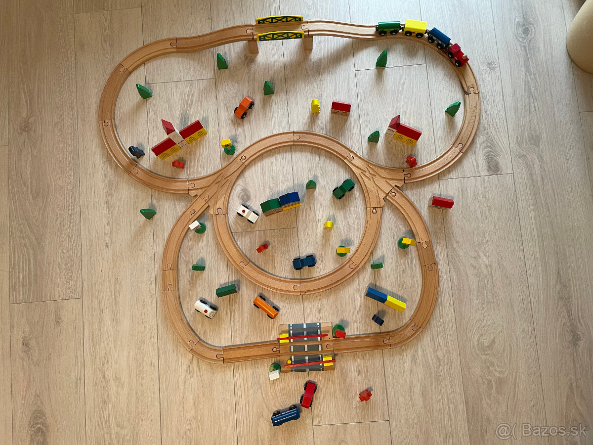 Drevená sada vláčikov - 2
