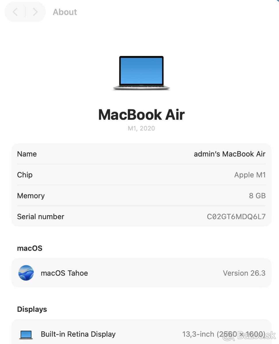 Apple MacBook Air M1 - 2