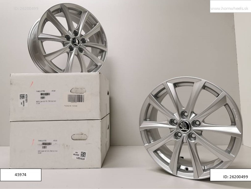 Vw Passat, Škoda Superb alu disky R17 5x112 ET40 7J 1204 - 2