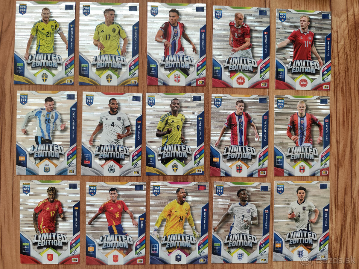 Futbalové kartičky Adrenalyn - Fifa 365 2026 - limit edition - 2