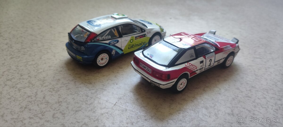 Modely rally 1/43 a 1/24 - 2