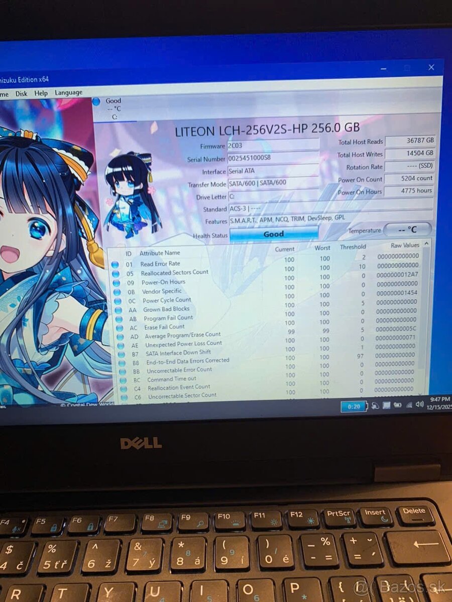 Dell latitude E5470 I5/12DDR4 Ramka/256 SSD za 85 euro - 2