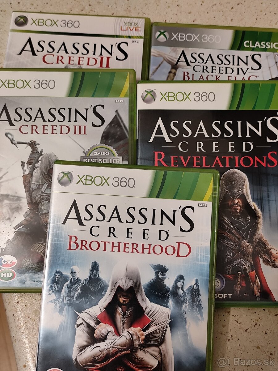 Assassins Creed hry na Xbox360 (cena spolu) - 2