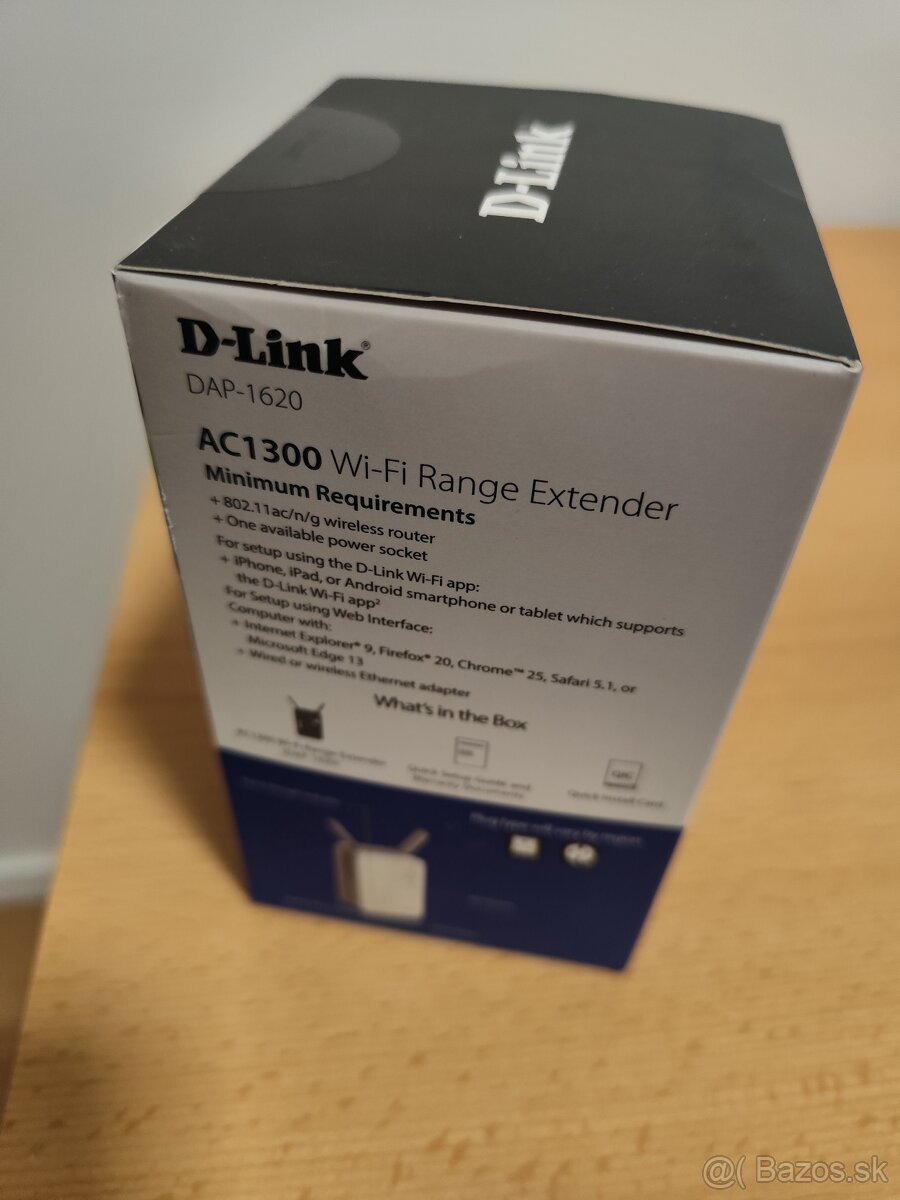 Predám extender - D-Link - DAP 1620 - AC Wi-Fi Range Exte. - 2