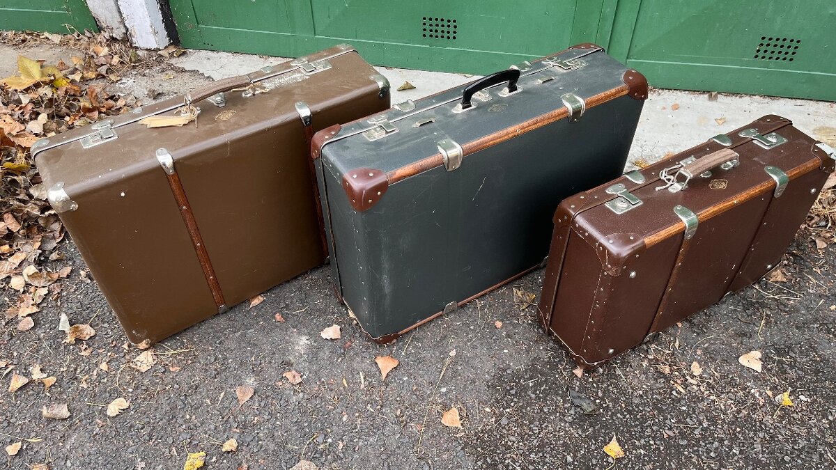 Starožitné kufre - 2