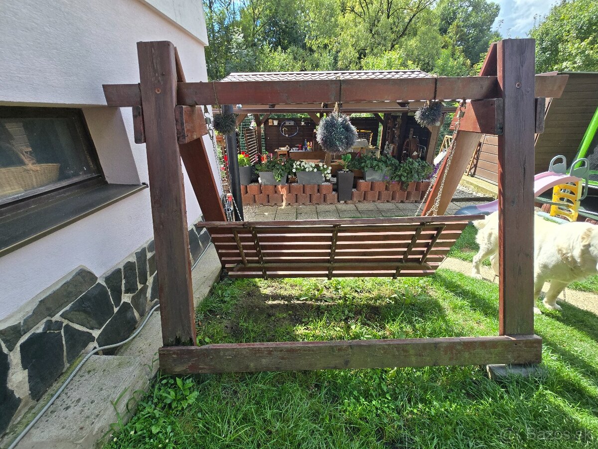 Drevená hojdačka - 2