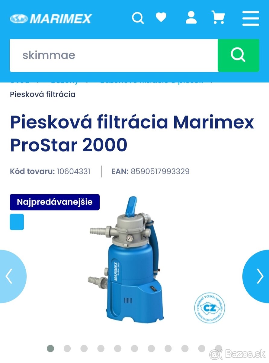 Bazen Bestway steelpromax 3,66 x 1,22 m komplet - 2