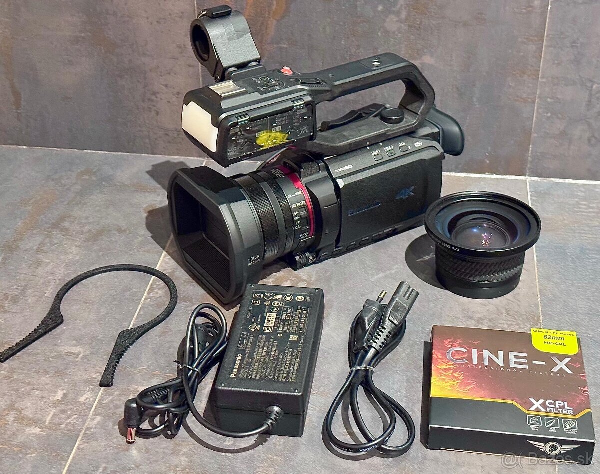 4K kamera Panasonic HC-X2000 + Raynox 0.7 Wide + CINE-X CPL - 2