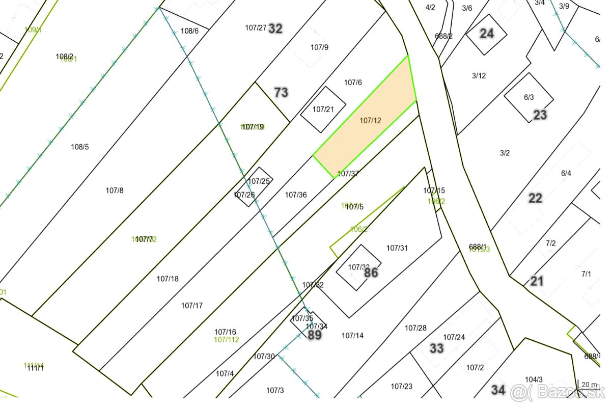 Stavebný pozemok 528 m2 - 2