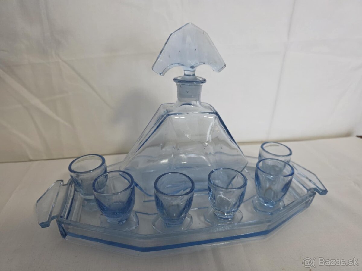 Art deco - likérová súprava. - 2