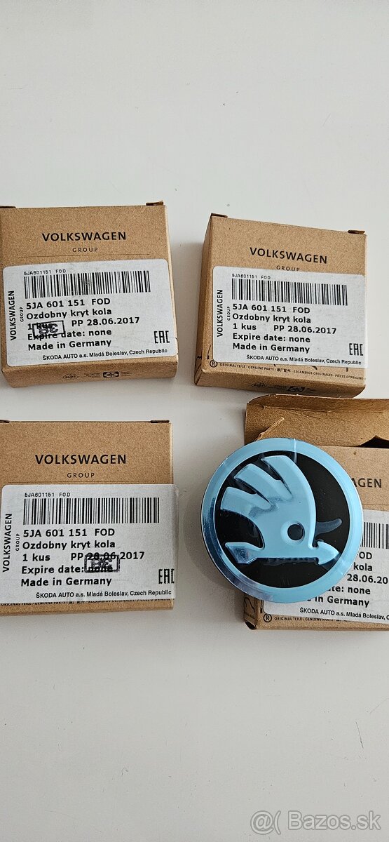 Krytky kolies skoda 5JA 601 151 - 2