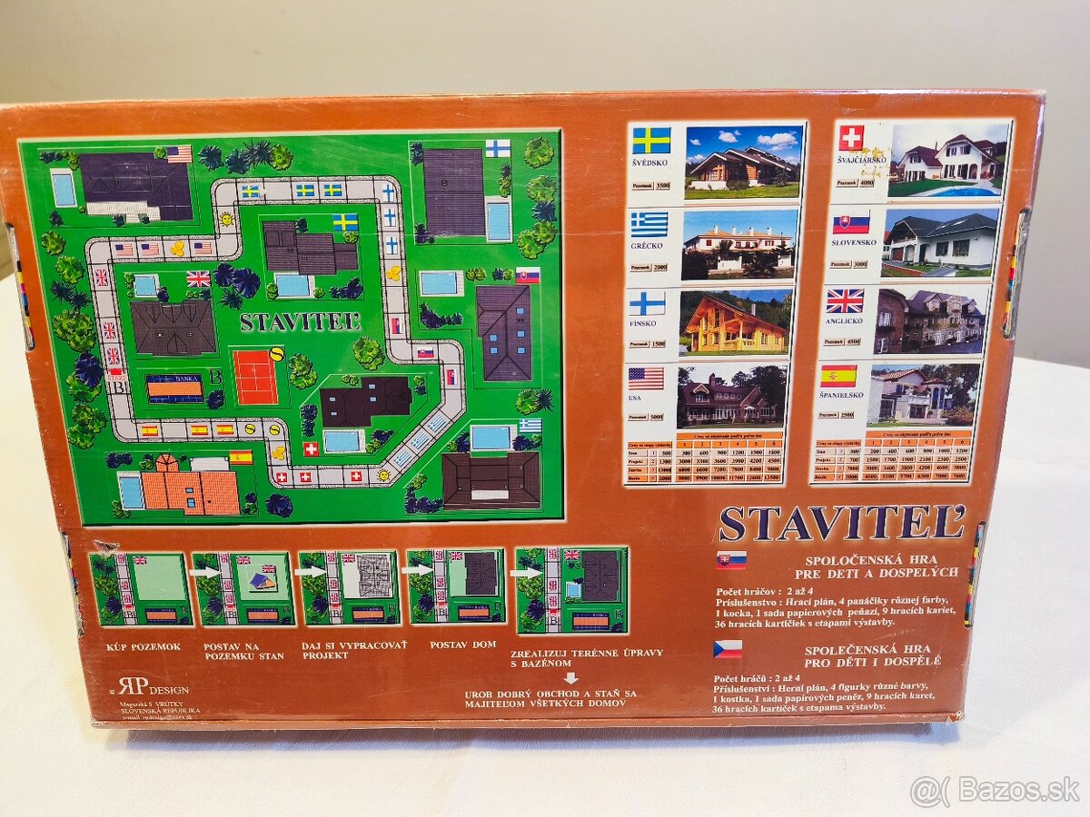 Spoločenská hra pre deti a dospelých - Staviteľ - 2