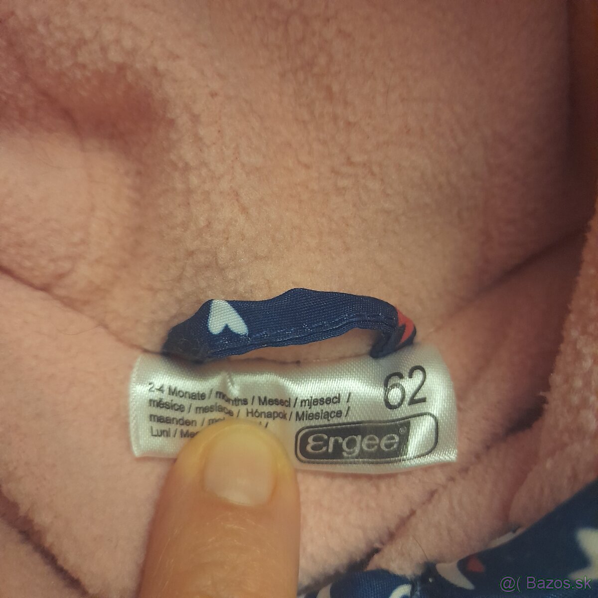 Zimny overal 62 dievčenský - 2