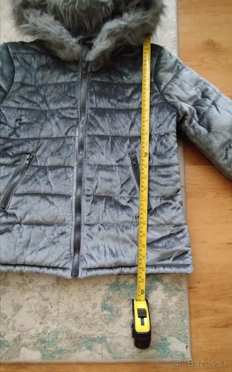 Dámska bunda sivá - 2