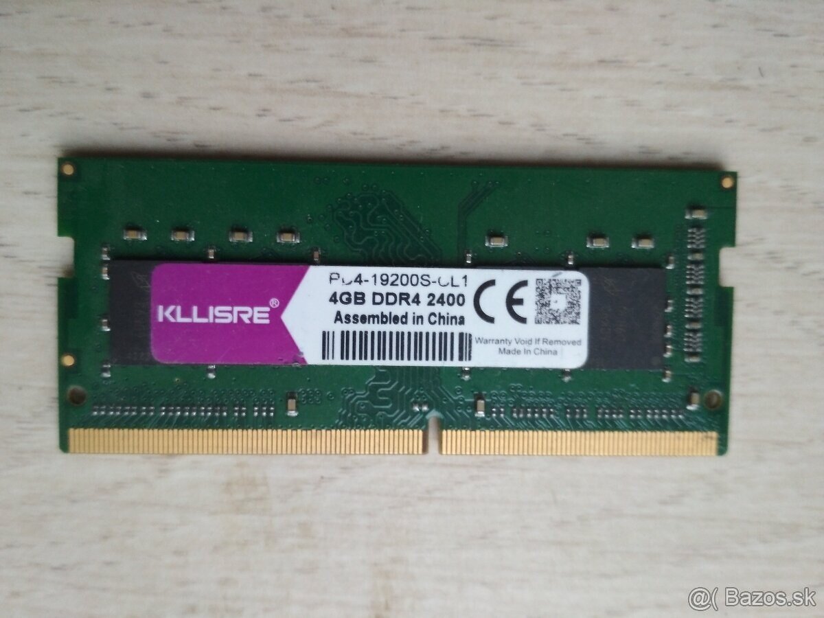 RAM pamäť 4GB DDR4 do notebooku - 2