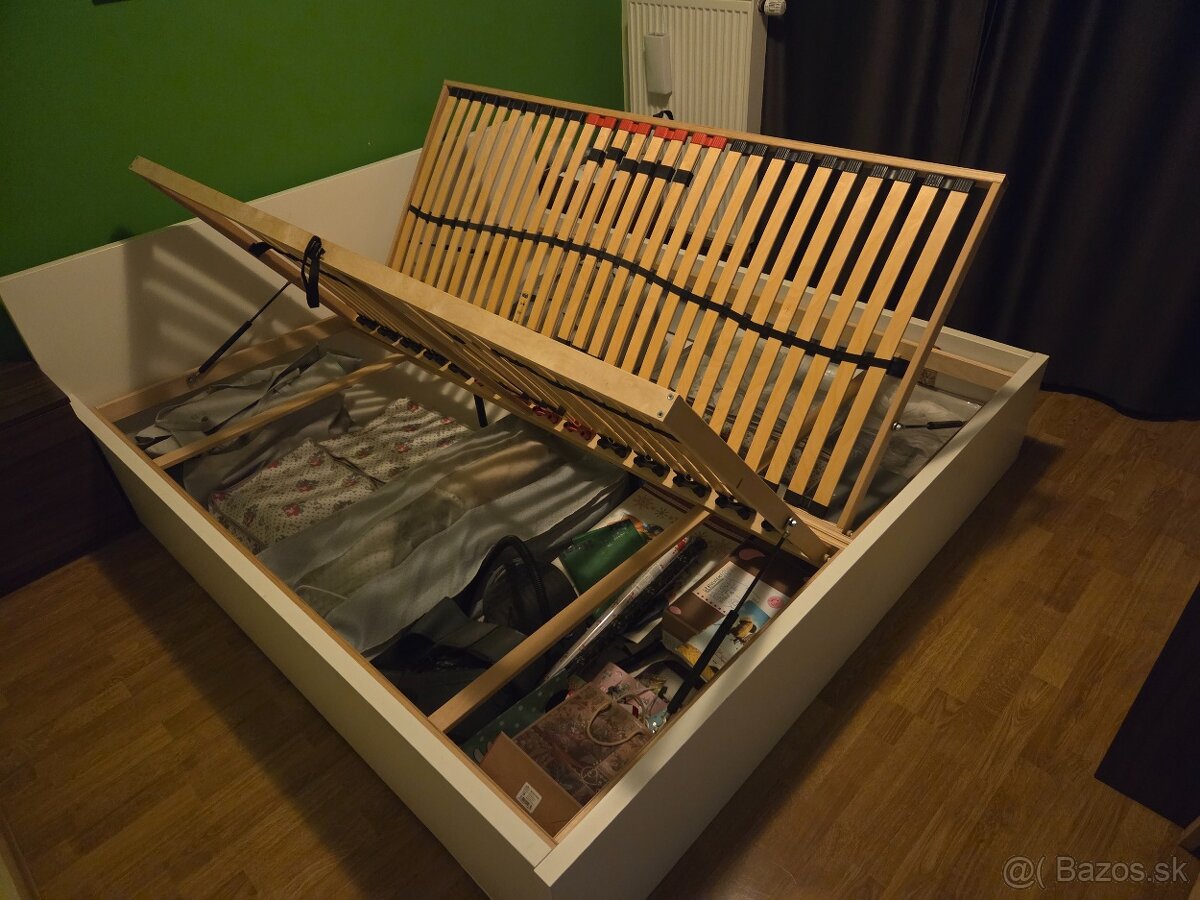 Manželská postel 180x200 cm s úložnym priestorom - 2