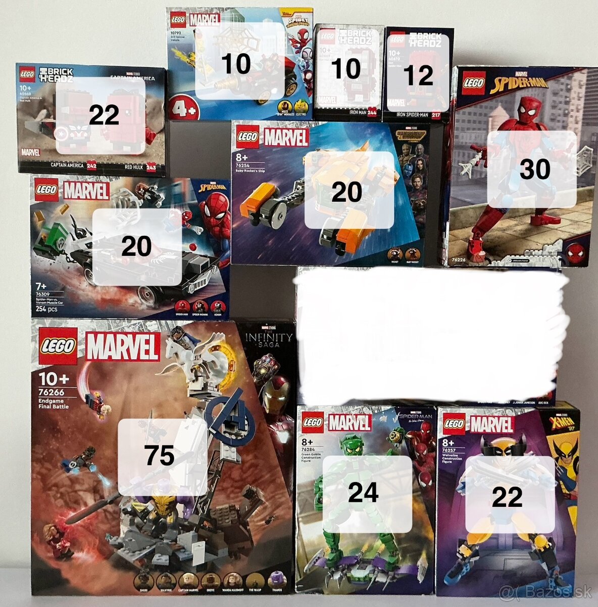 Marvel Lego - nové, nerozbalené - 2