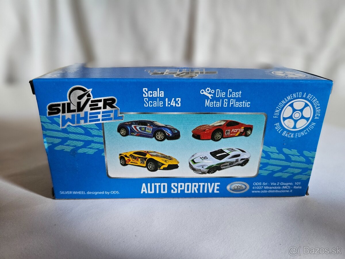 Silver wheel auto model - 2