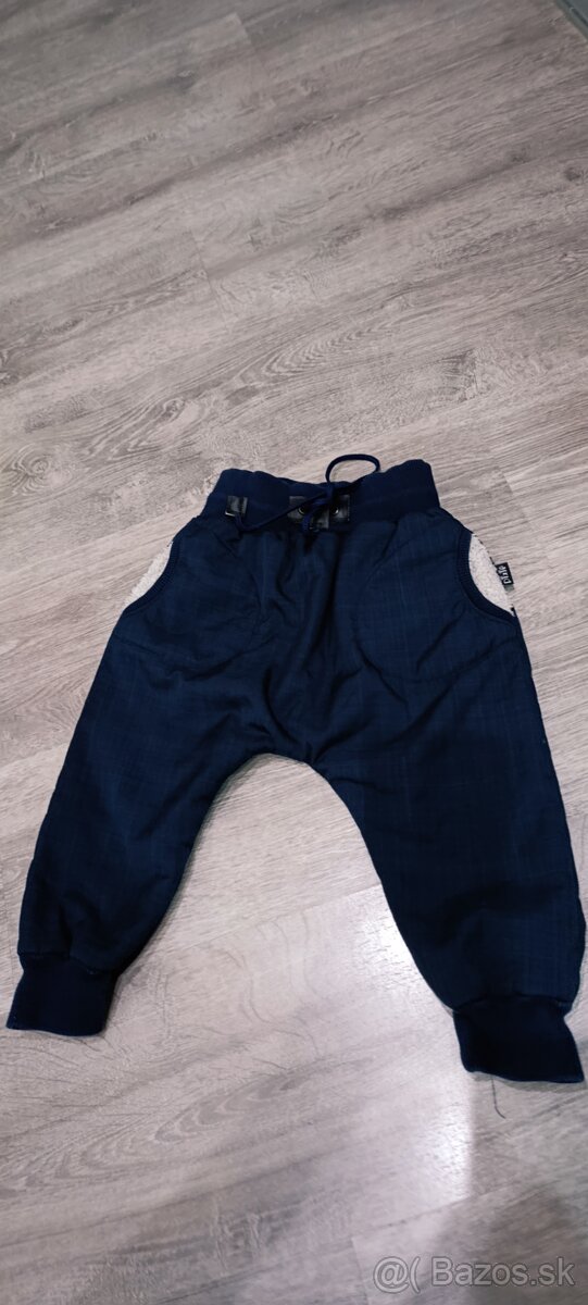 Zateplené softshellové termo nohavice Pixie s barančekom 92 - 2