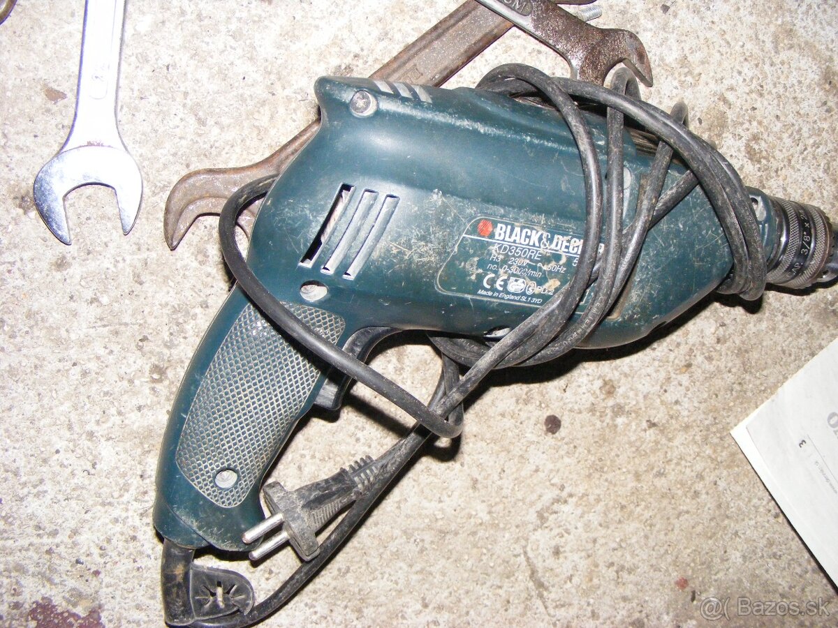 El. vŕtačka Black+ Decker - predám - 2