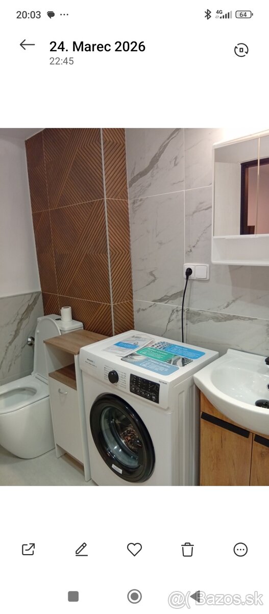 PRENAJMEM ZREKONŠTRUOVANÚ GARSÓNKU V KE-FURČA - 2