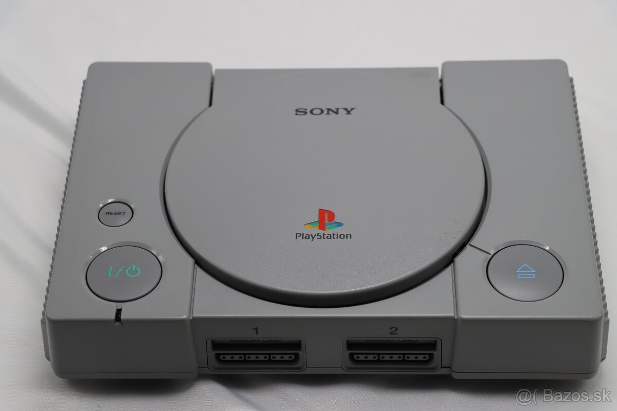 PS1 SCPH-7502 + originál analógový ovládač + káble - 2