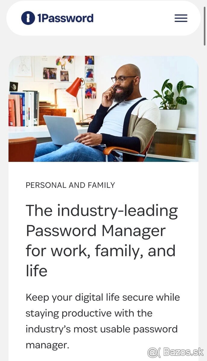 Predplatne 1Password na rok - 2