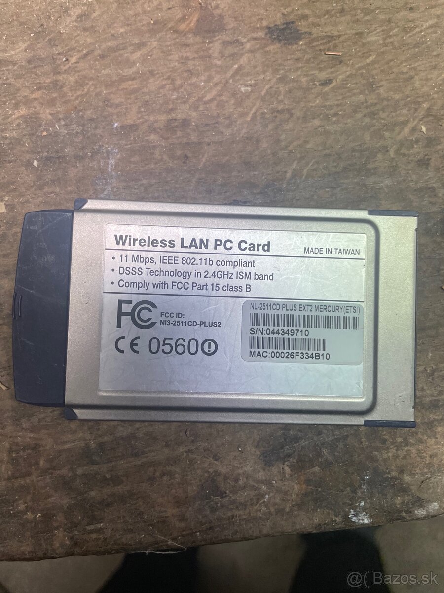 Wireless lan pc card NL-25CDI cena 10€ - 2