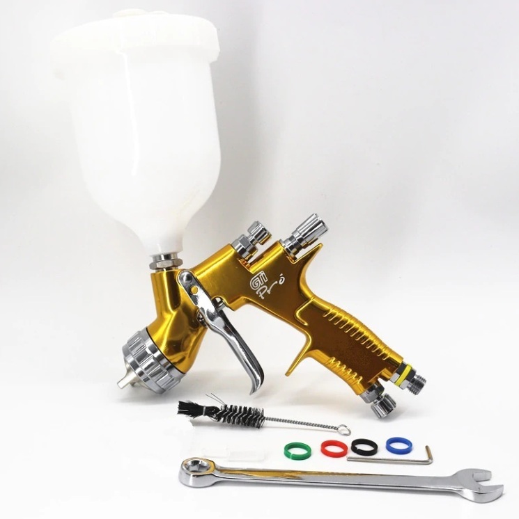 Nová profi Striekacia lakovacia pištoľ gti pro lite 1.3mm