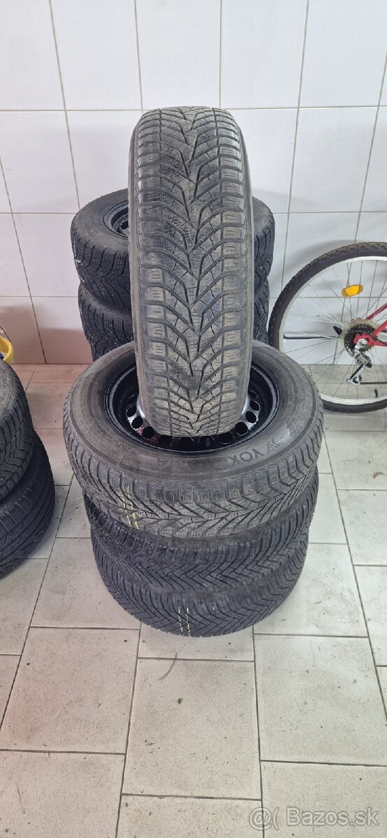5x112r15 195/65r15 zimné pneumatiky+disky - 2