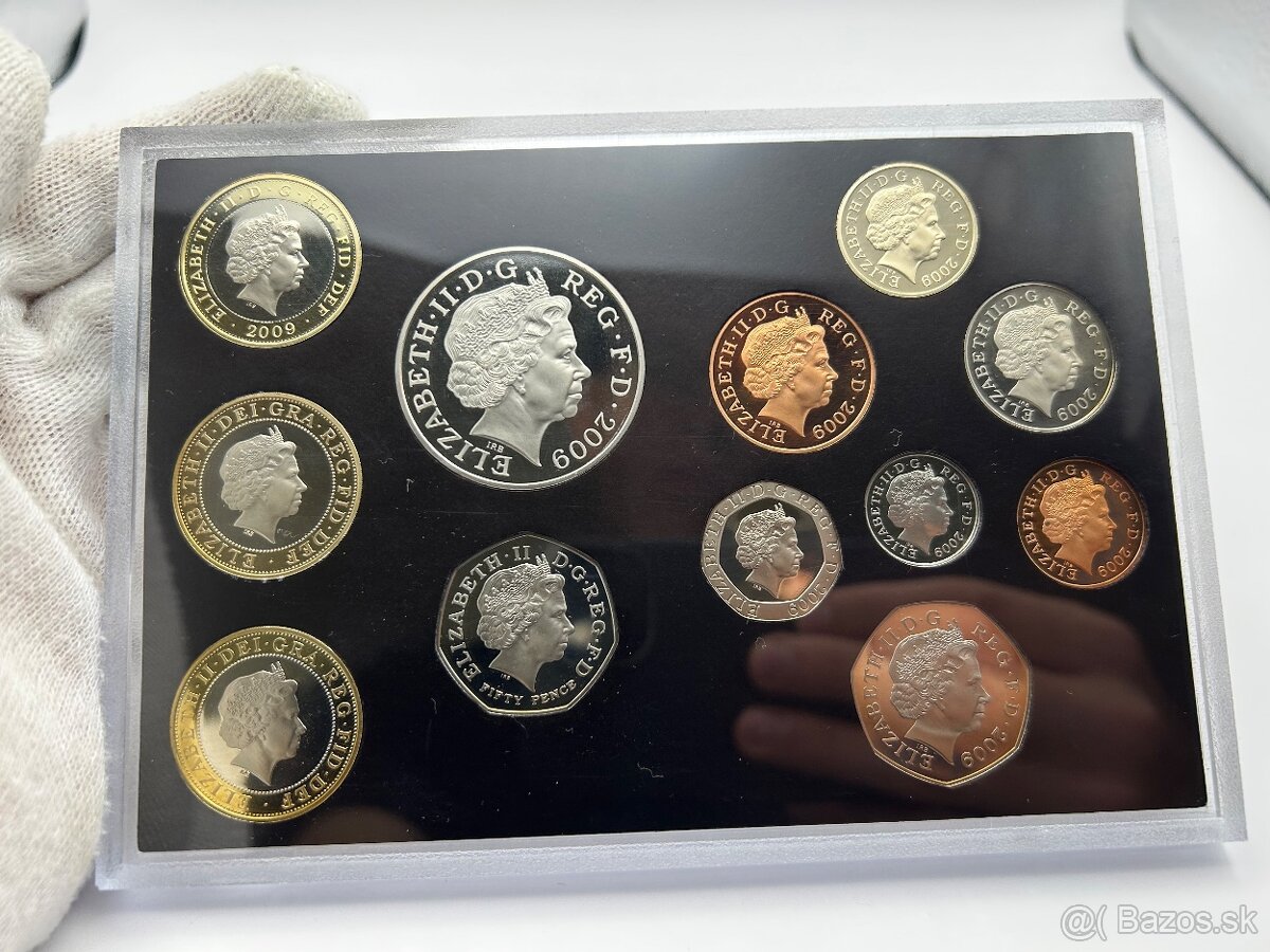 Royal mint Proof set britských mincí proof Kew Garden - 2