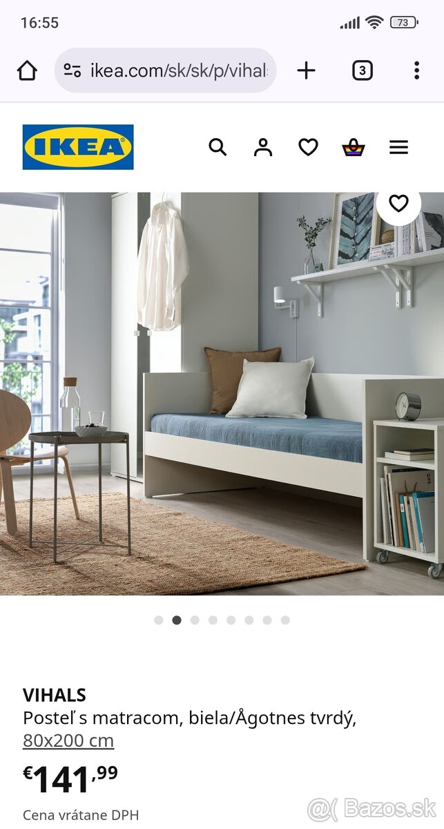 Predám posteľ IKEA Vihals - 2