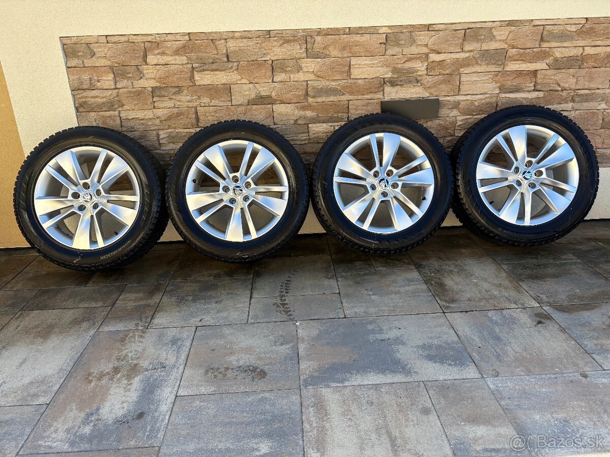 ZIMNÁ SADA SKODA 5x112 R18 + ZIMNÉ PNEU 235/55 R18 - 2