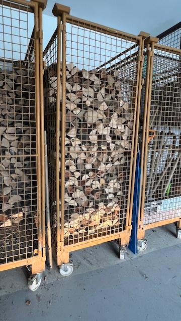 Predám skladovací kontajner na drevo 2,2 m³ - 2