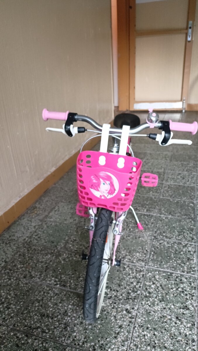 detsky bicykel b-twin docto girl 500 16 palcove kolesa - 2