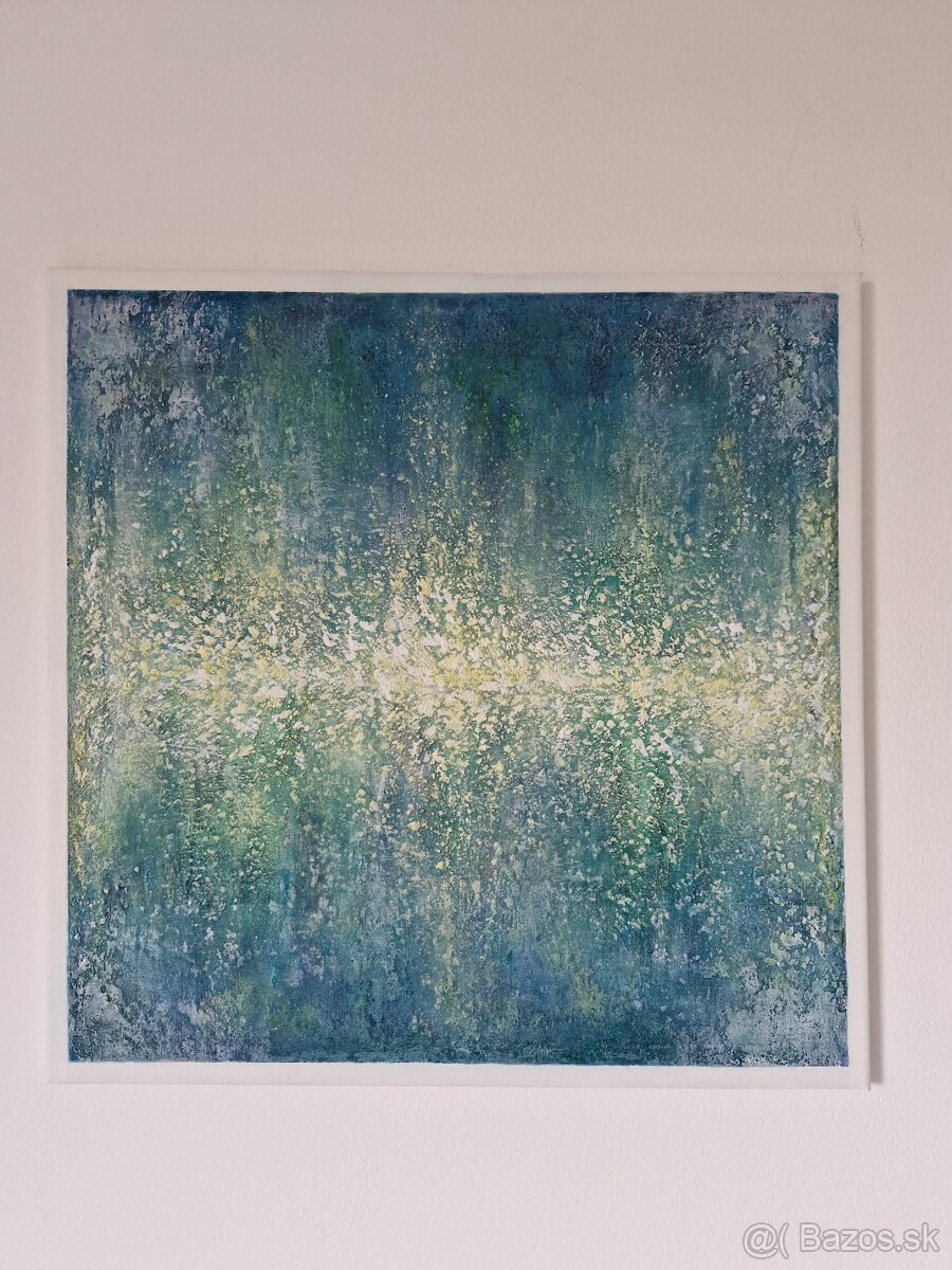 Abstraktný obraz štrukturovaný 60x60 L - 2