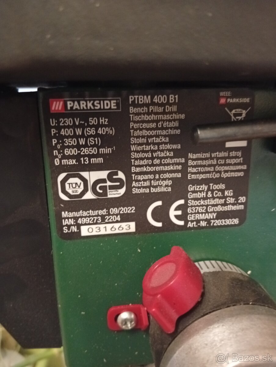 Stojanova vŕtačka - 2