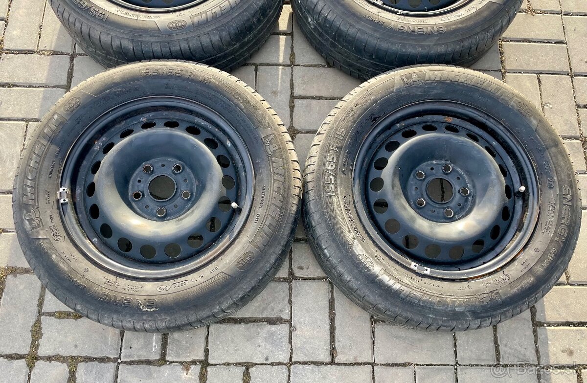Letná sada na oceľových diskoch 195/65 R15 5x112 - 2