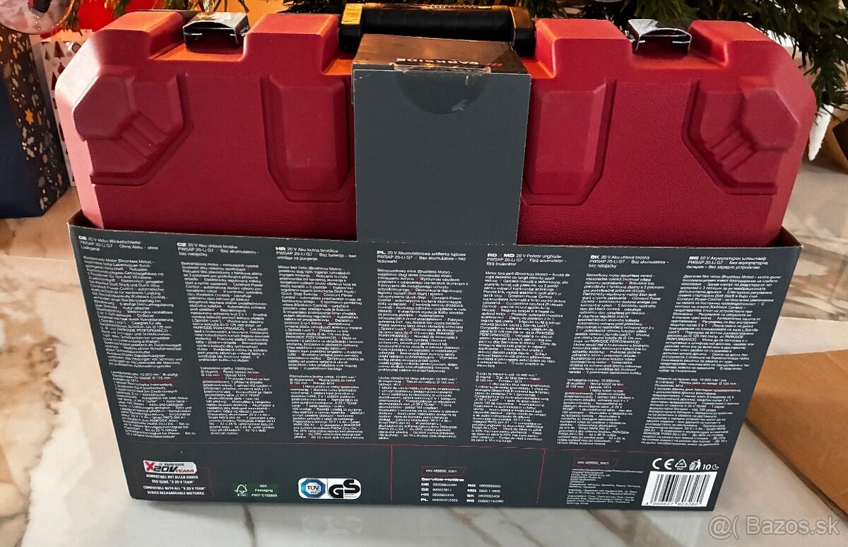 Uhlová brúska Parkside Performance - 2