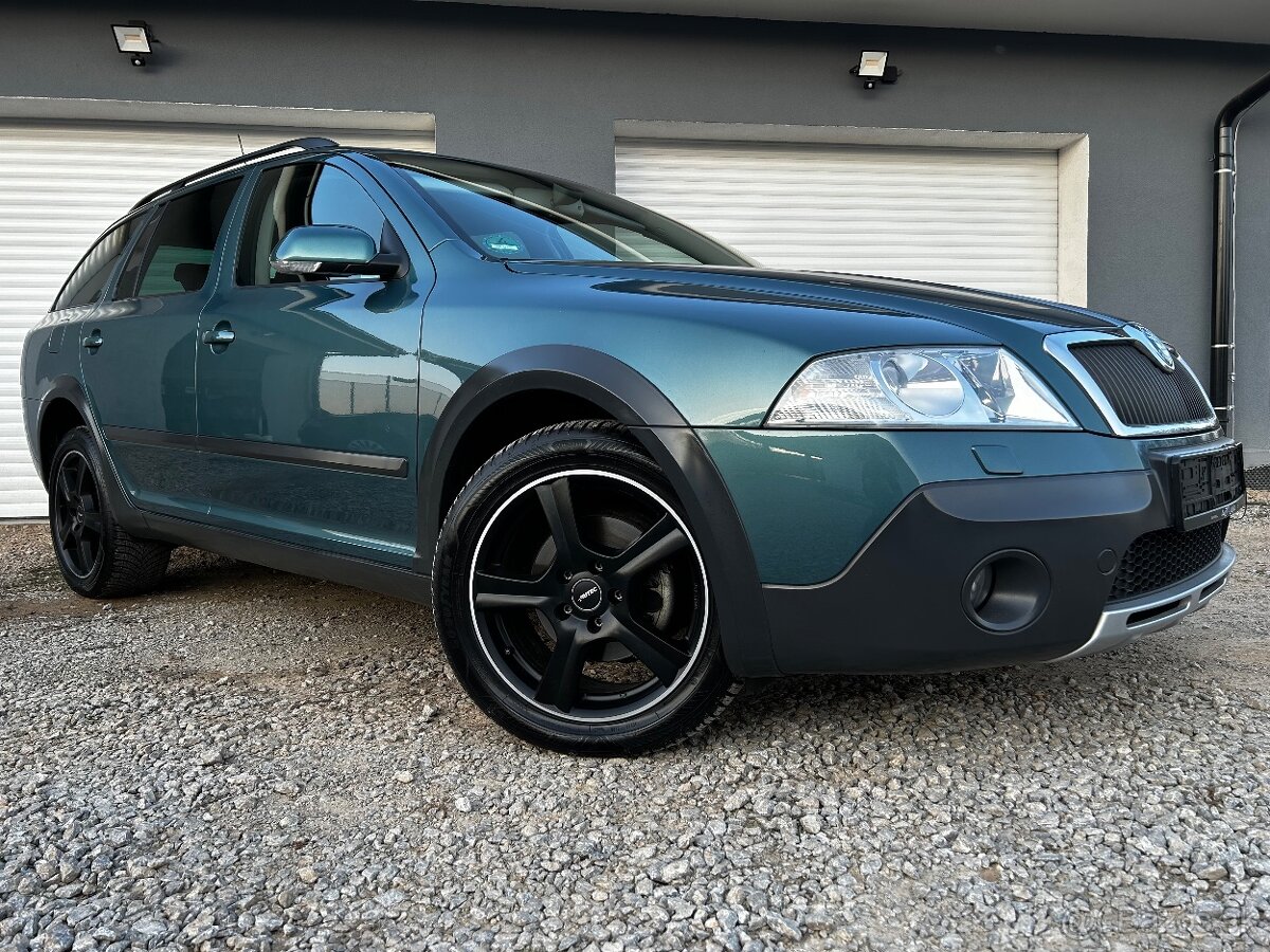 ŠKODA OCTAVIA SCOUT 2,0 TDI 4x4,XENON,ŤAŽNÉ,MODEL 2009 - 2