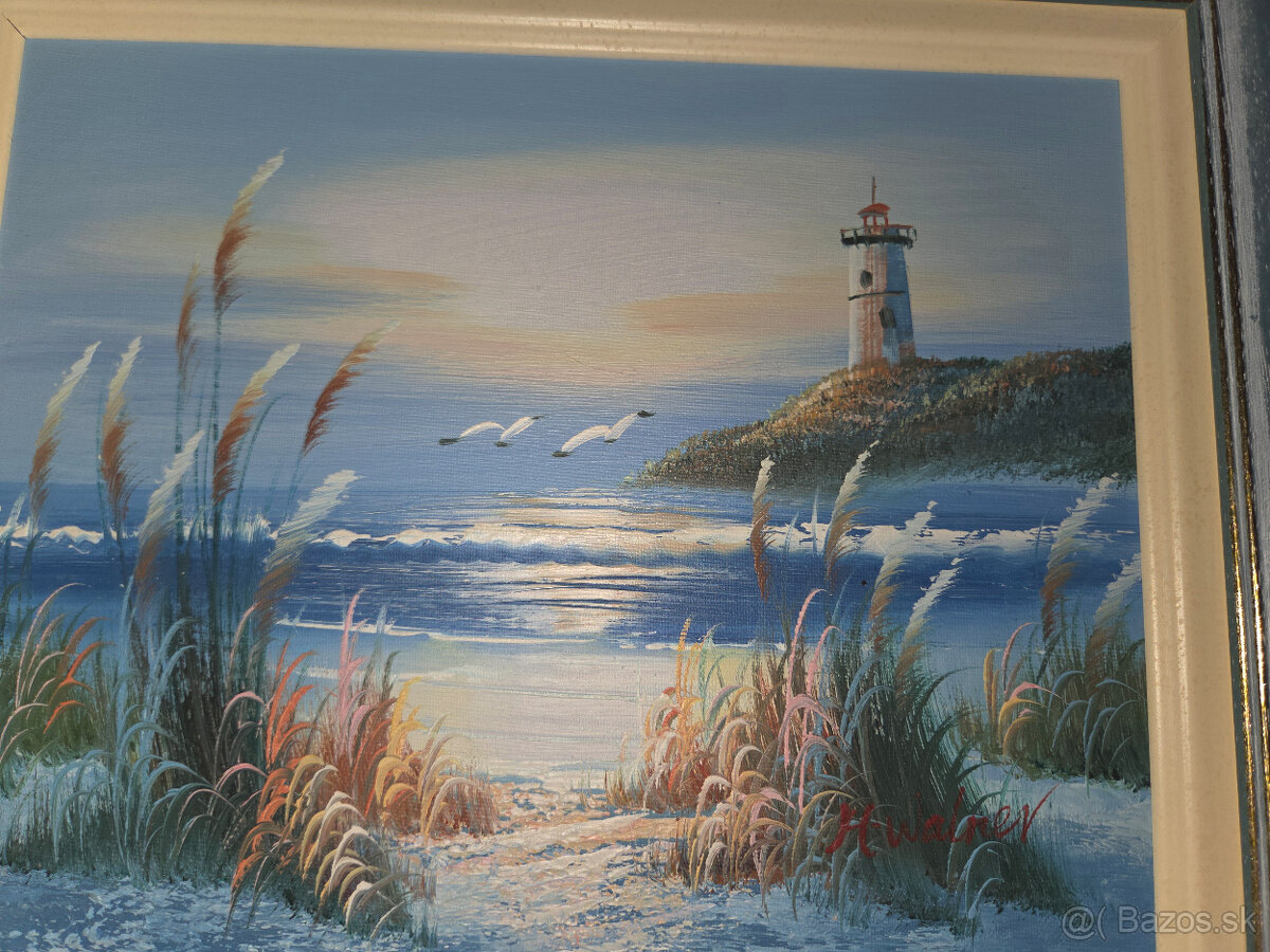 Obrazy Majäk a čajky - 2