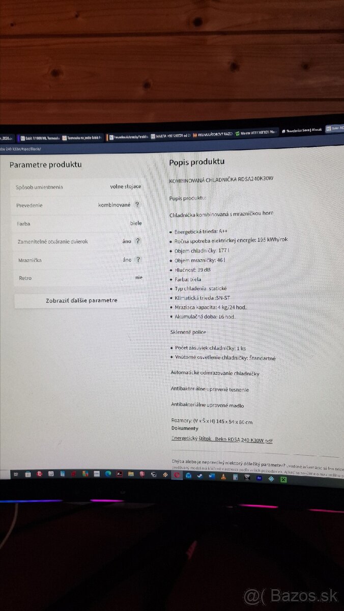 Beko chladnička plus mraznička - 2