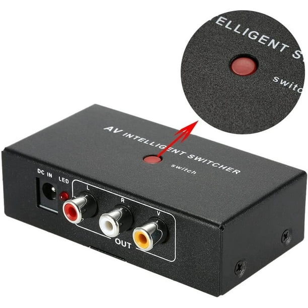 audio/video automatický prepínač - 2